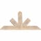 Ekena Millwork Saratoga Smooth Timber Gable Bracket, Douglas Fir, 48"W x 32"H x 1 1/2"D x 5 1/2"F, 16/12 Pitch GBW048X32X0206SAR00SDF - alternate 4